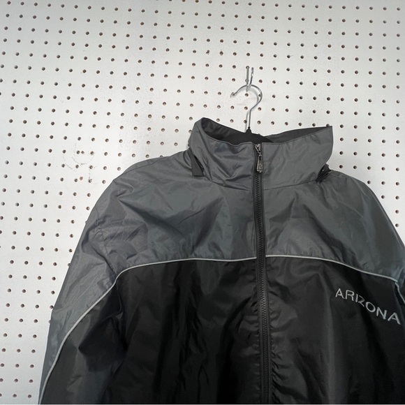 NWT Crazy Apparel Arizona Windbreaker Jacket With Removable Hood size large - Picture 2 of 10